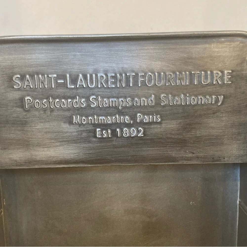 World Market Metal Letter File Tray Paper Organizer Saint - Laurent Fourniture